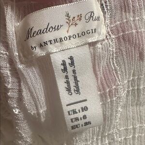 Meadow Rue White Dress